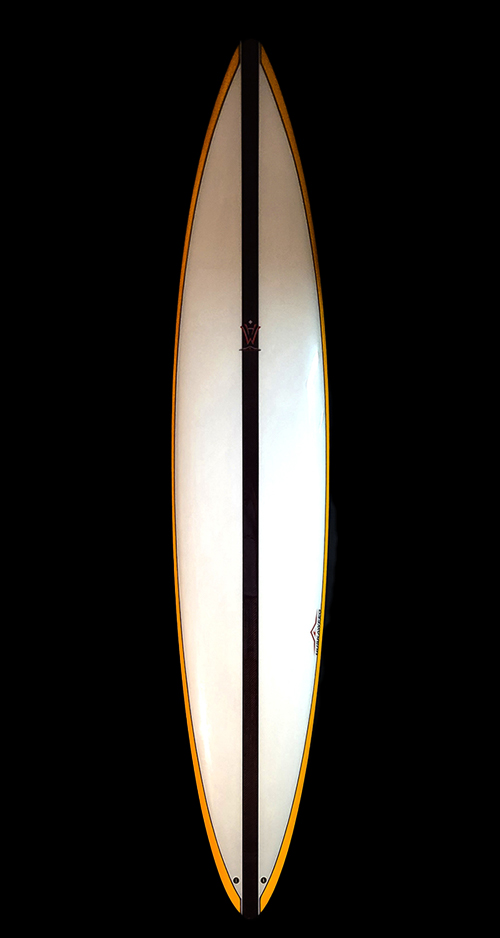 CFK Stringered Gun Surfboard by Huskaweeg Surfboards