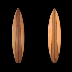 Chambered Wood Bonzer Surfboard by Huskaweeg Surfboards