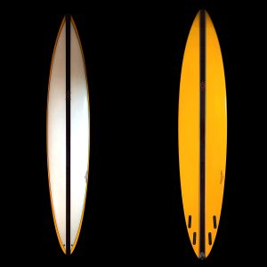 CFK Stringered Gun Surfboard by Huskaweeg Surfboards